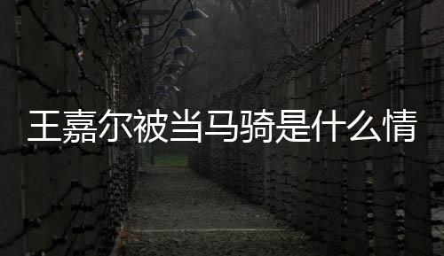 尔被王嘉 王当马当马在什什么骑是情况骑么节目被嘉尔