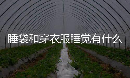 睡袋睡觉别么区和穿衣服有什