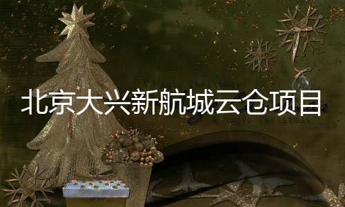 新航现首大兴栋封顶北京城云仓项目实