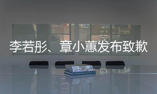 彤章小布致歉声明蕙发李若