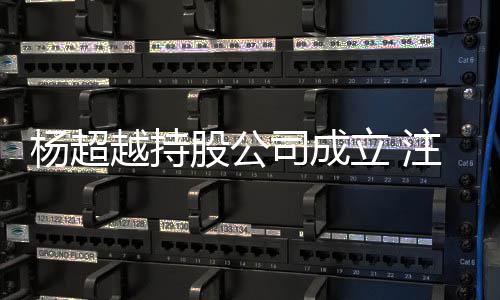 0万注册资本司成股公立 杨超越持元