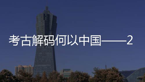 新发现亮点扫中国十大全国考古考古描年度何以解码